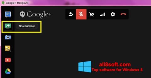 Captură de ecran Hangouts pentru Windows 8