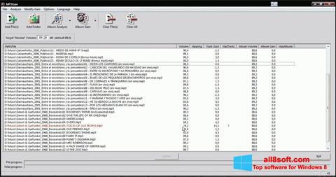 Captură de ecran MP3Gain pentru Windows 8