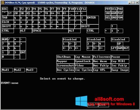Captură de ecran DOSBox pentru Windows 8