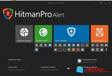 Captură de ecran HitmanPro pentru Windows 8