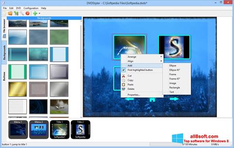 Captură de ecran DVDStyler pentru Windows 8