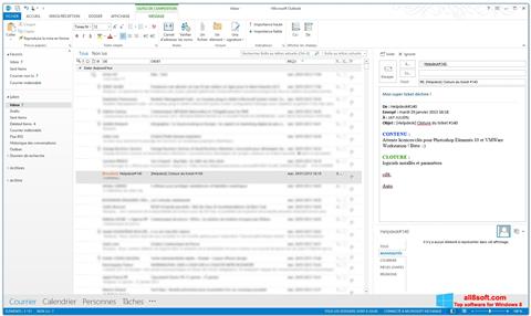 Captură de ecran Microsoft Outlook pentru Windows 8