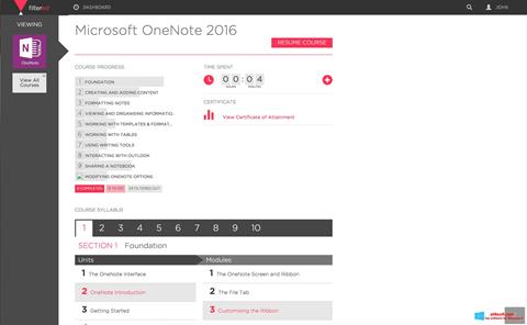 Captură de ecran Microsoft OneNote pentru Windows 8