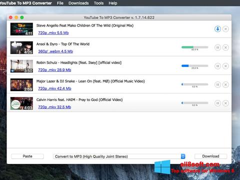 Captură de ecran Free YouTube to MP3 Converter pentru Windows 8