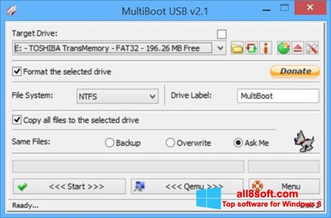 Captură de ecran Multi Boot USB pentru Windows 8