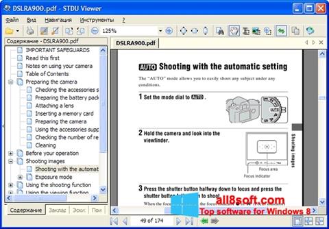 Captură de ecran STDU Viewer pentru Windows 8