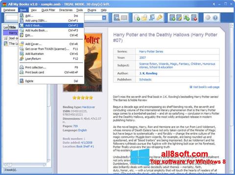 Captură de ecran All My Books pentru Windows 8