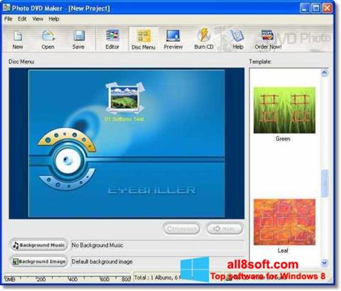 Captură de ecran DVD Maker pentru Windows 8
