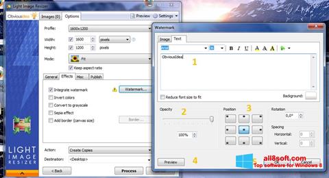 Captură de ecran Light Image Resizer pentru Windows 8