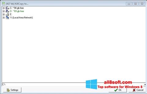 Captură de ecran KillCopy pentru Windows 8