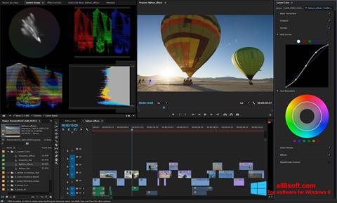 Captură de ecran Adobe Premiere Pro pentru Windows 8