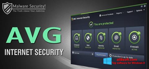 Captură de ecran AVG Internet Security pentru Windows 8