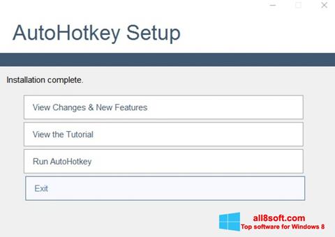 Captură de ecran AutoHotkey pentru Windows 8