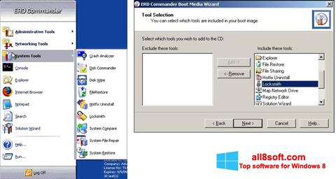 Captură de ecran ERD Commander pentru Windows 8