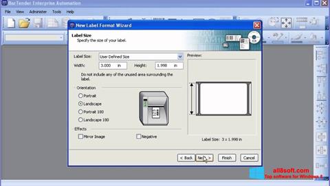 Captură de ecran BarTender pentru Windows 8
