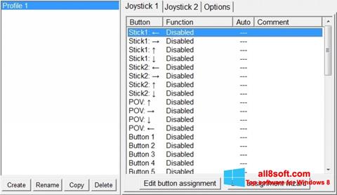 Captură de ecran JoyToKey pentru Windows 8