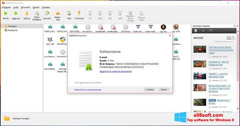 Captură de ecran DAEMON Tools Pro pentru Windows 8