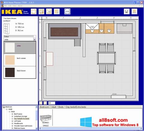 Captură de ecran IKEA Home Planner pentru Windows 8