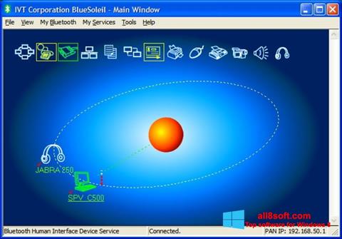 Captură de ecran BlueSoleil pentru Windows 8