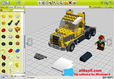 Captură de ecran LEGO Digital Designer pentru Windows 8