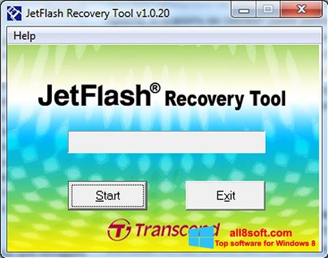 Captură de ecran JetFlash Recovery Tool pentru Windows 8