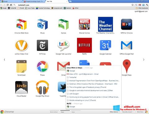 Captură de ecran Google Chrome Offline Installer pentru Windows 8