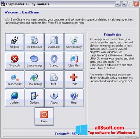 Captură de ecran EasyCleaner pentru Windows 8
