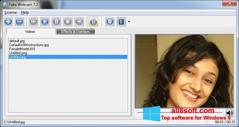 Captură de ecran Fake Webcam pentru Windows 8