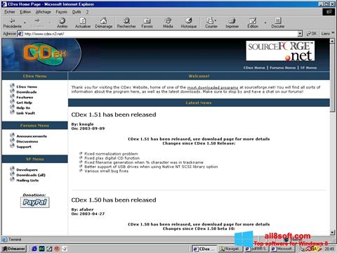 Captură de ecran CDex pentru Windows 8