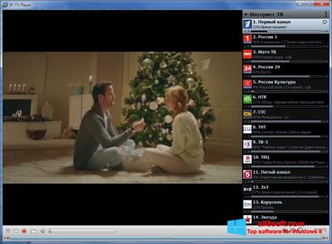 Captură de ecran IP-TV Player pentru Windows 8