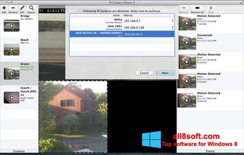 Captură de ecran IP Camera Viewer pentru Windows 8
