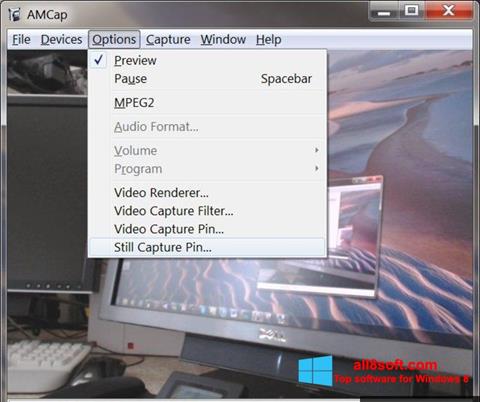 Captură de ecran AMCap pentru Windows 8