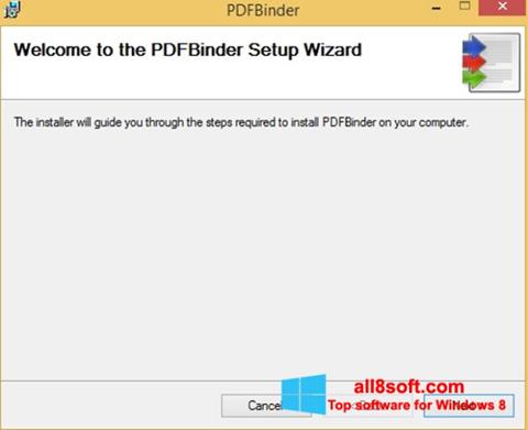 Captură de ecran PDFBinder pentru Windows 8