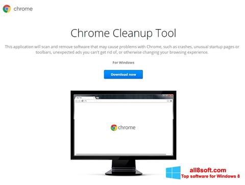 Captură de ecran Chrome Cleanup Tool pentru Windows 8