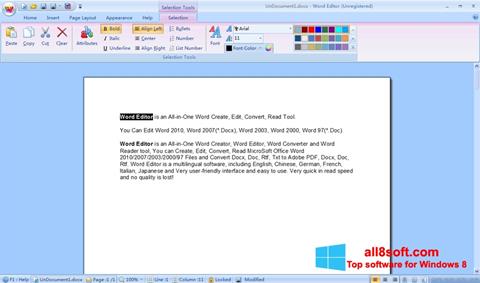 Captură de ecran DocX Reader pentru Windows 8