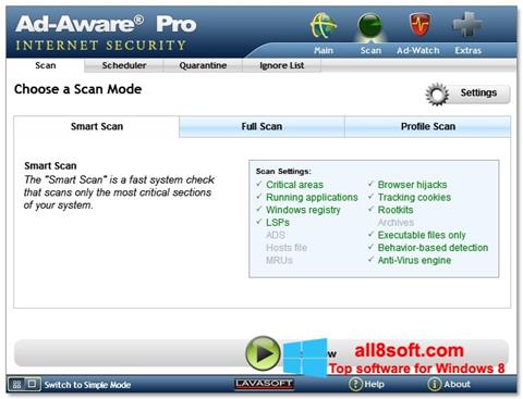 Captură de ecran Ad-Aware pentru Windows 8