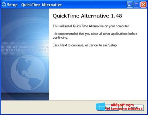 Captură de ecran QuickTime Alternative pentru Windows 8